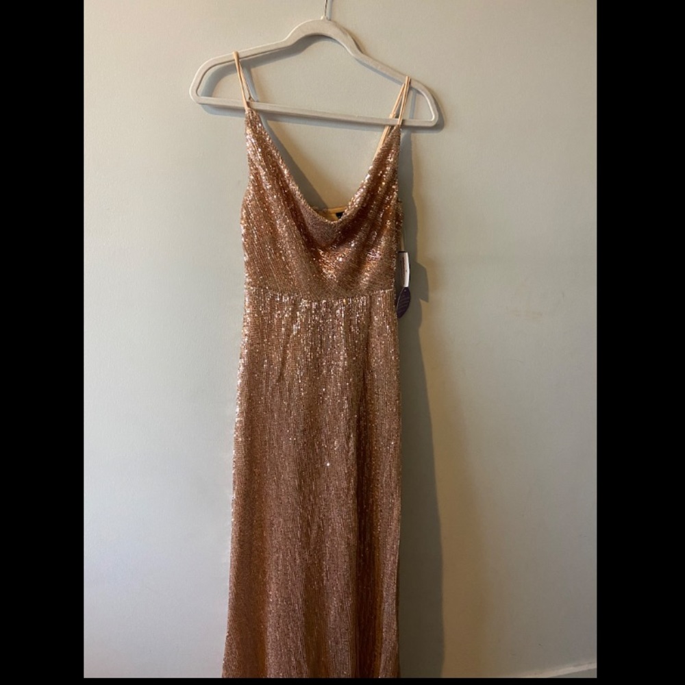 windsor size small long formal dress with leg slit